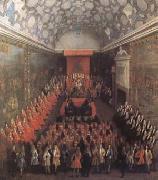 Peter Tillemans Queen Anne at the House of Lords (mk25) USA oil painting reproduction